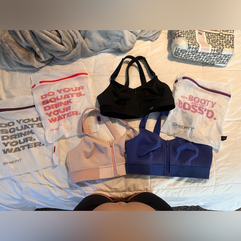 SheFit Flex Sports Bra, Bundle of 3